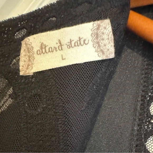 Altar’d State Black Lace Dress NWOT Size Large - Picture 8 of 10